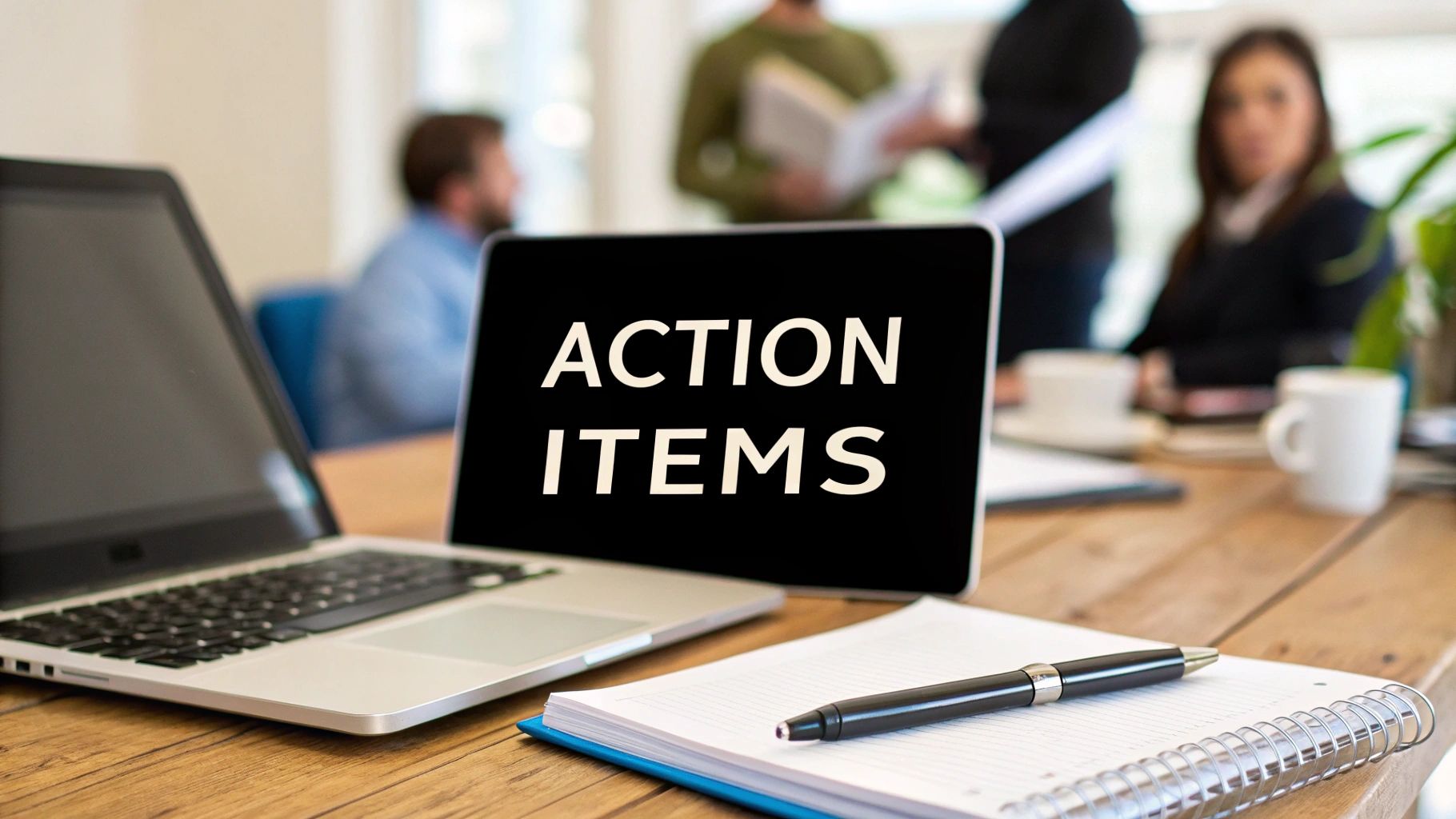 Meeting Action Items Template - meeting action items template for accountability