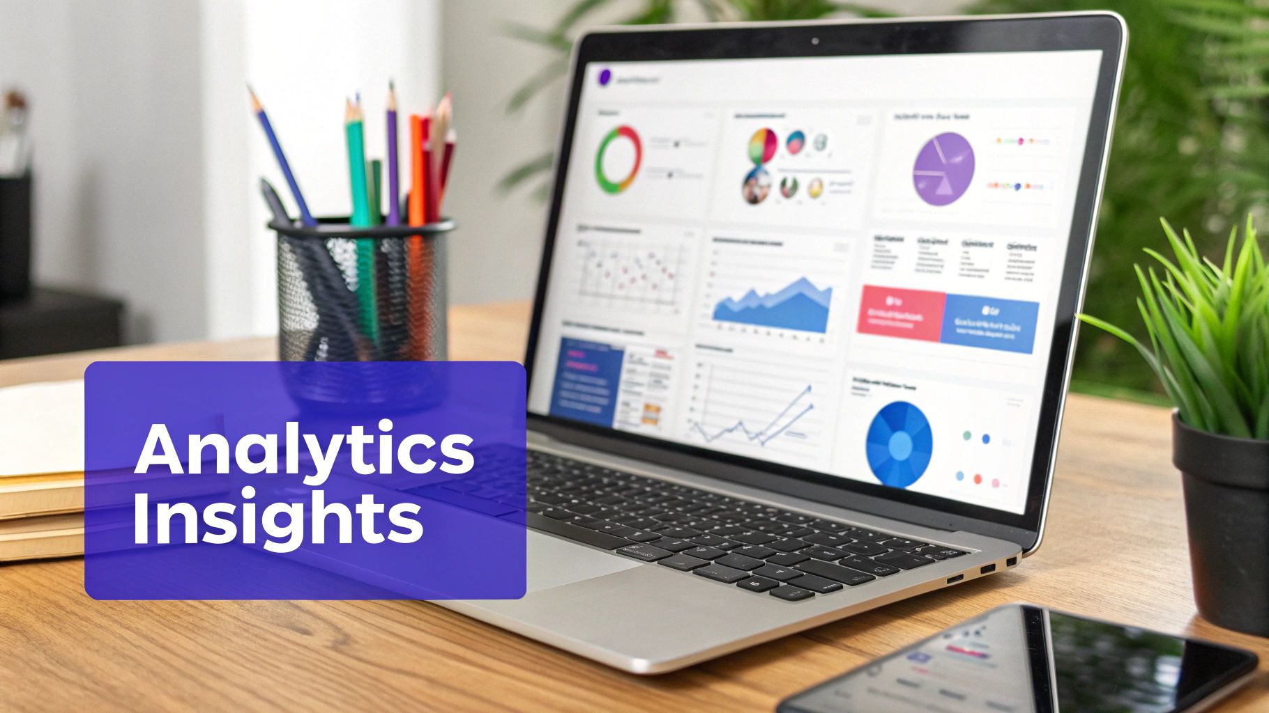 Infographic showing key data about Leverage Native Analytics Tools
