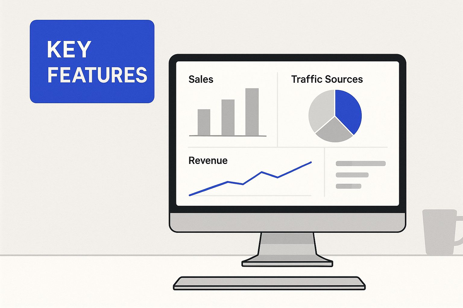 Infographic about competitor tracking software