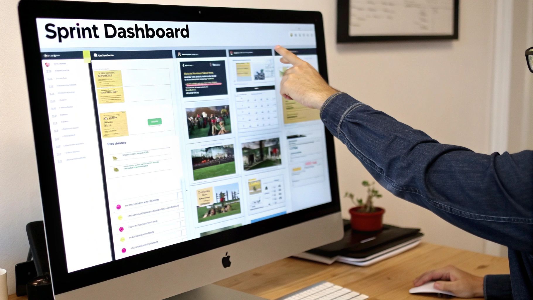 A Notion dashboard showing multiple views including a calendar and a table.
