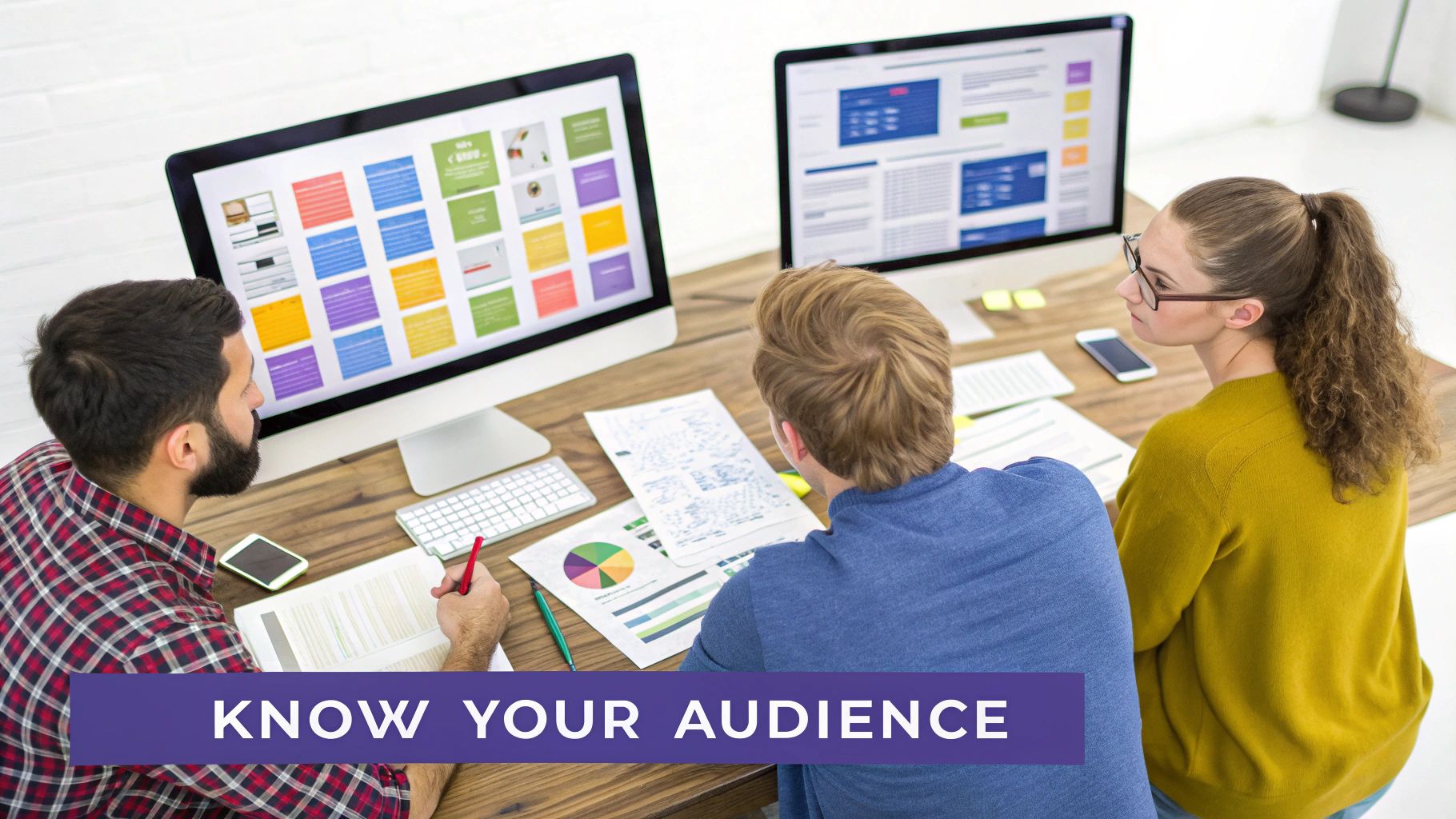 A weekly social media content calendar with color-coded posts for different platforms and themes.