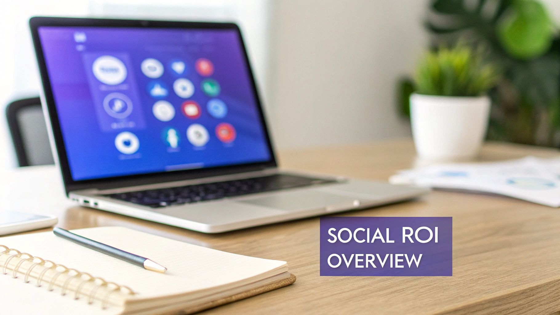 Social Media ROI Illustration