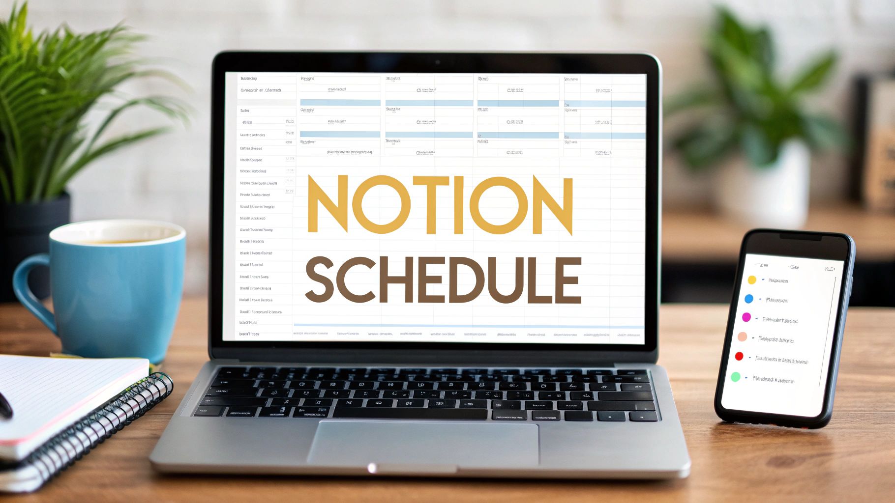 Your Ultimate Notion Schedule Template Guide
