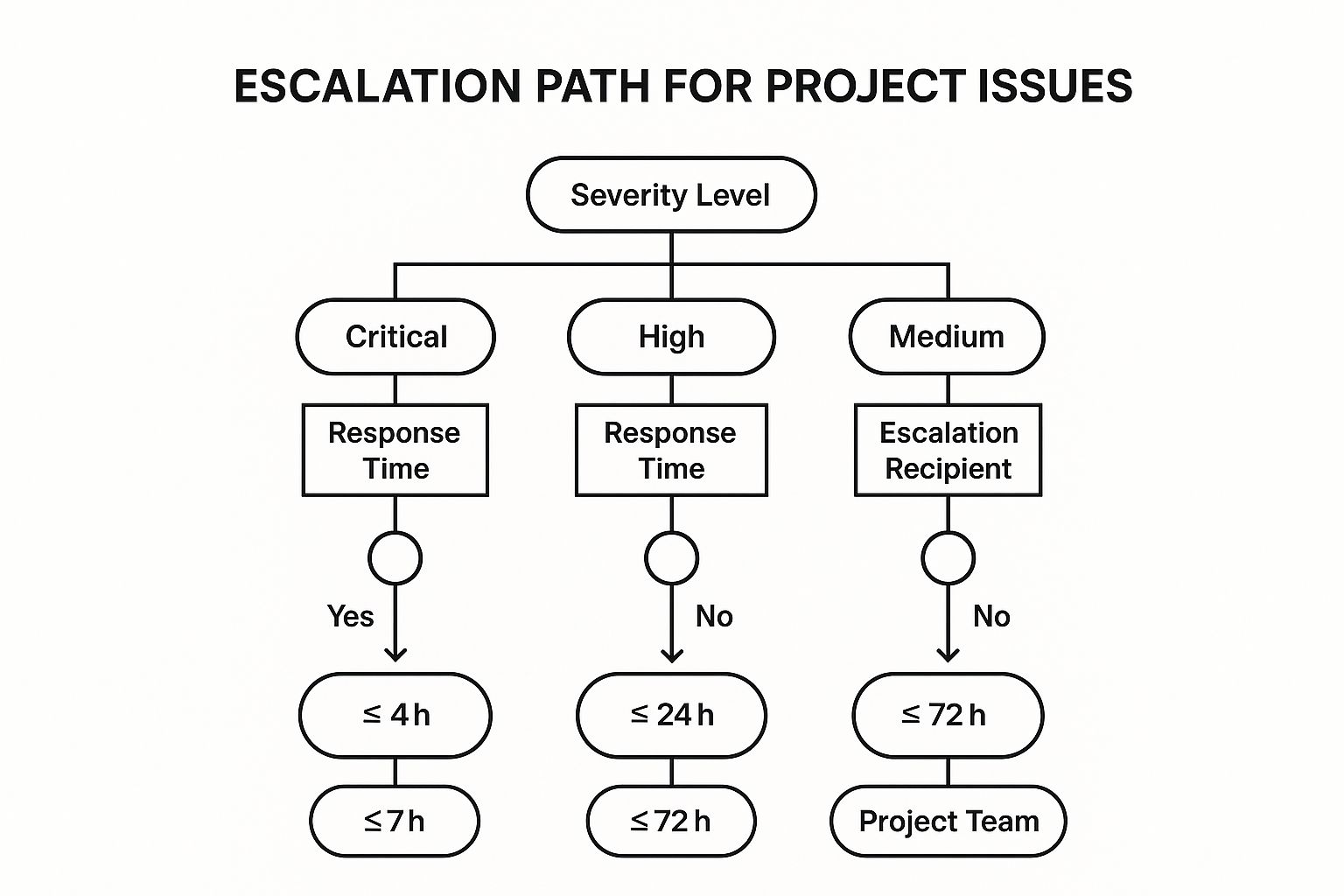 Infographic showing key data about Risk/Issue Alert Email Template