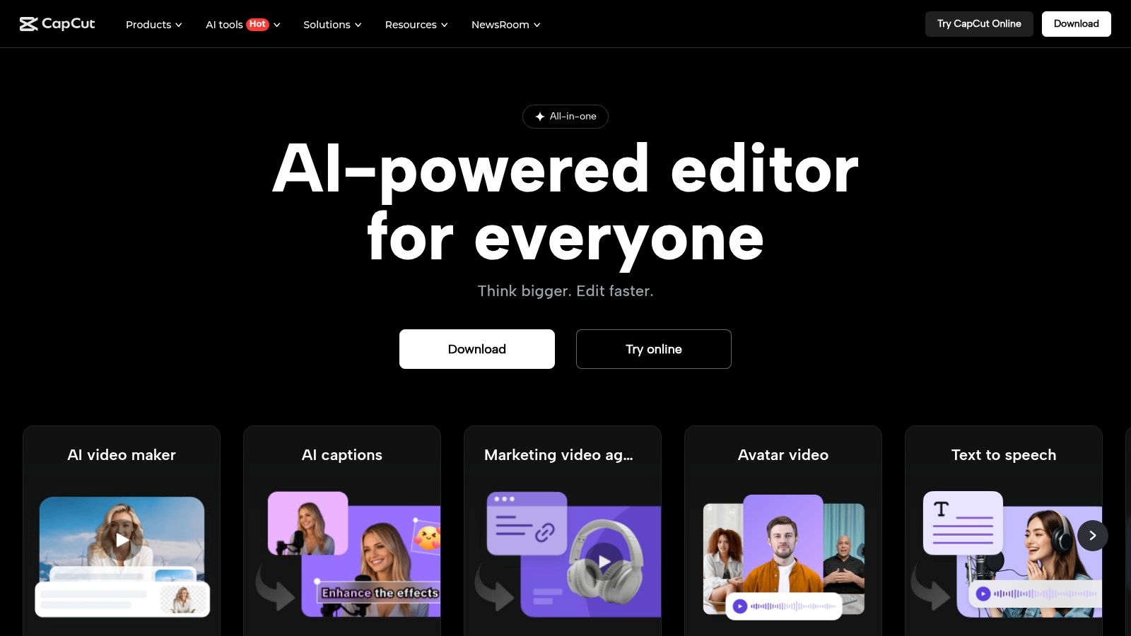CapCut (including Commerce Pro)