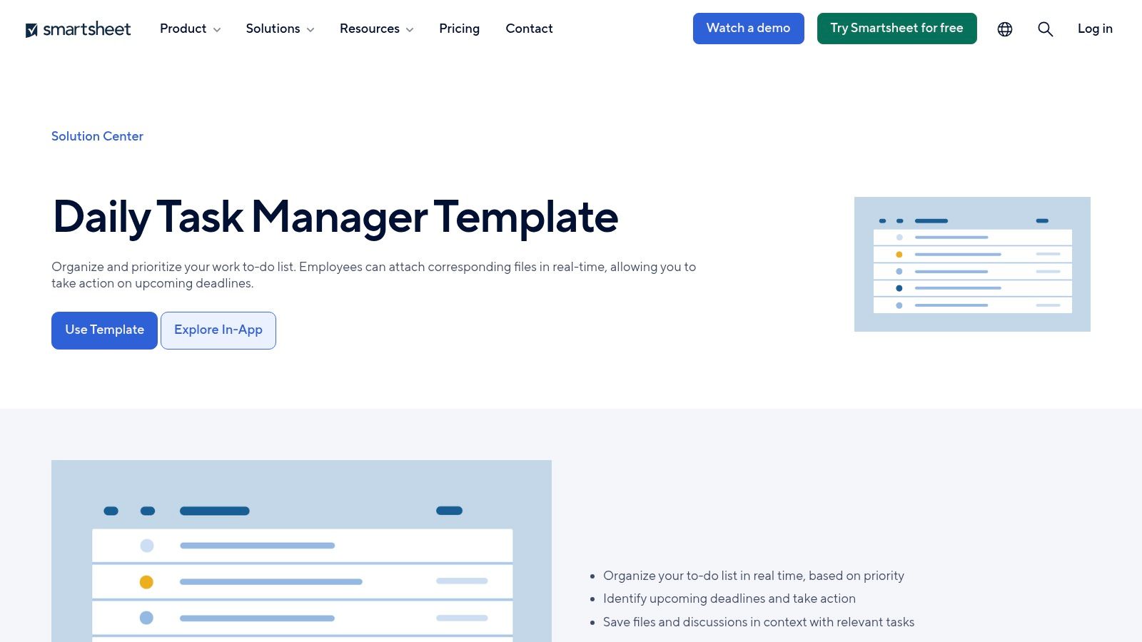 Smartsheet Template Gallery + free task tracker downloads