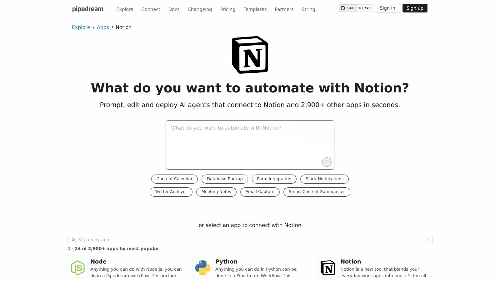 Pipedream — Notion Integrations (developer‑centric)