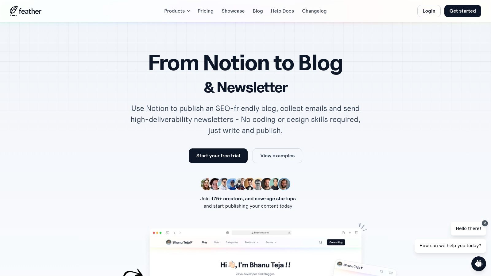 Feather.so (Notion → Blog & Newsletter)