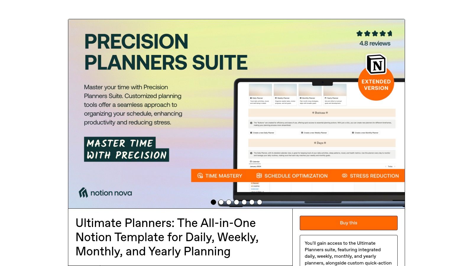 Gumroad — Ultimate Planners (Notion Nova)
