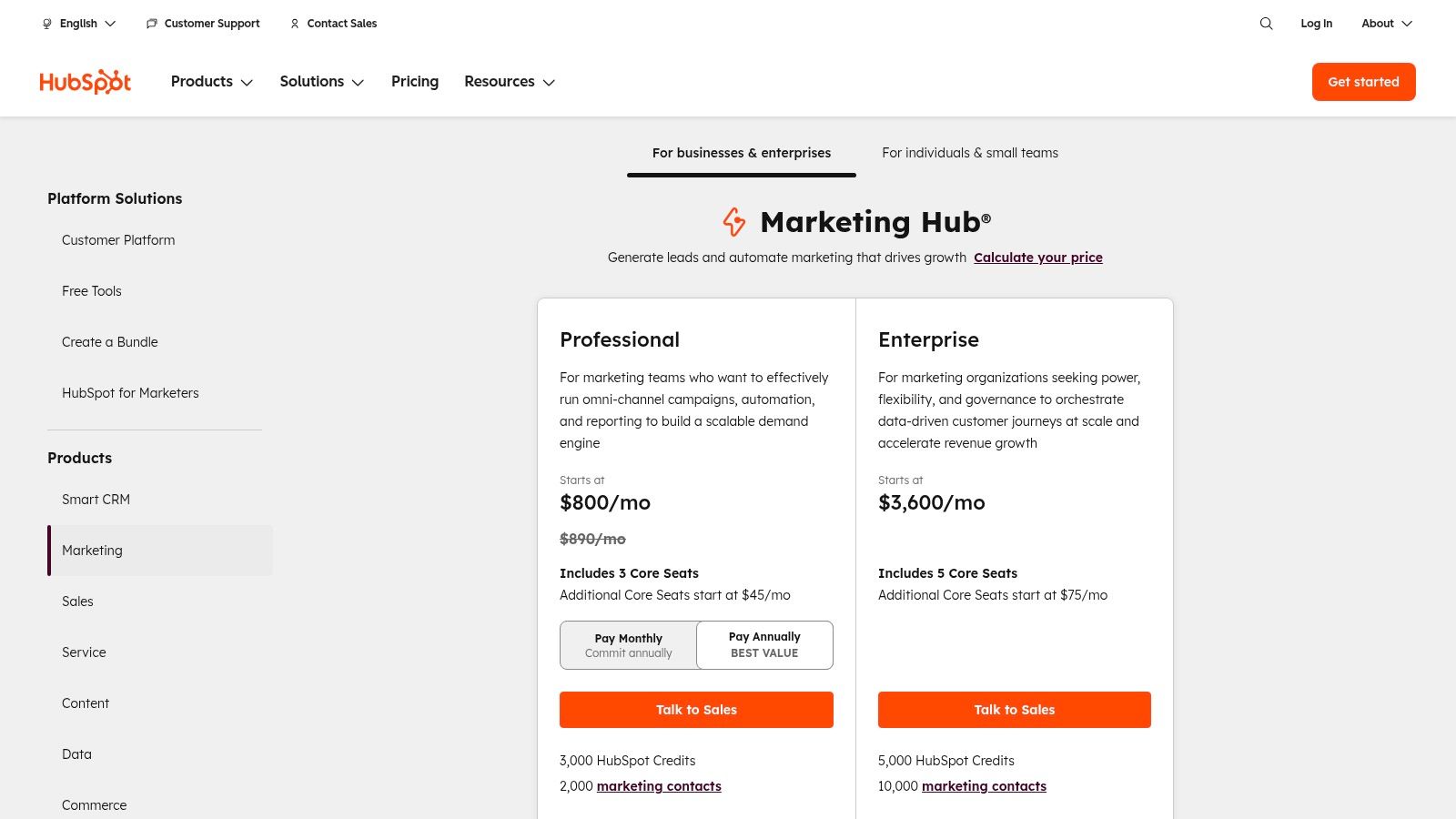 HubSpot (Marketing Hub – Free Tools)
