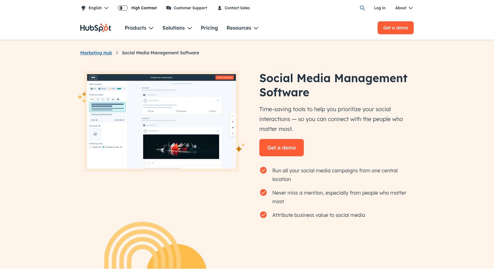 HubSpot Social Media