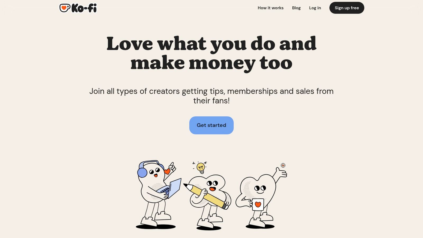 Ko‑fi Shops (individual Notion template stores)