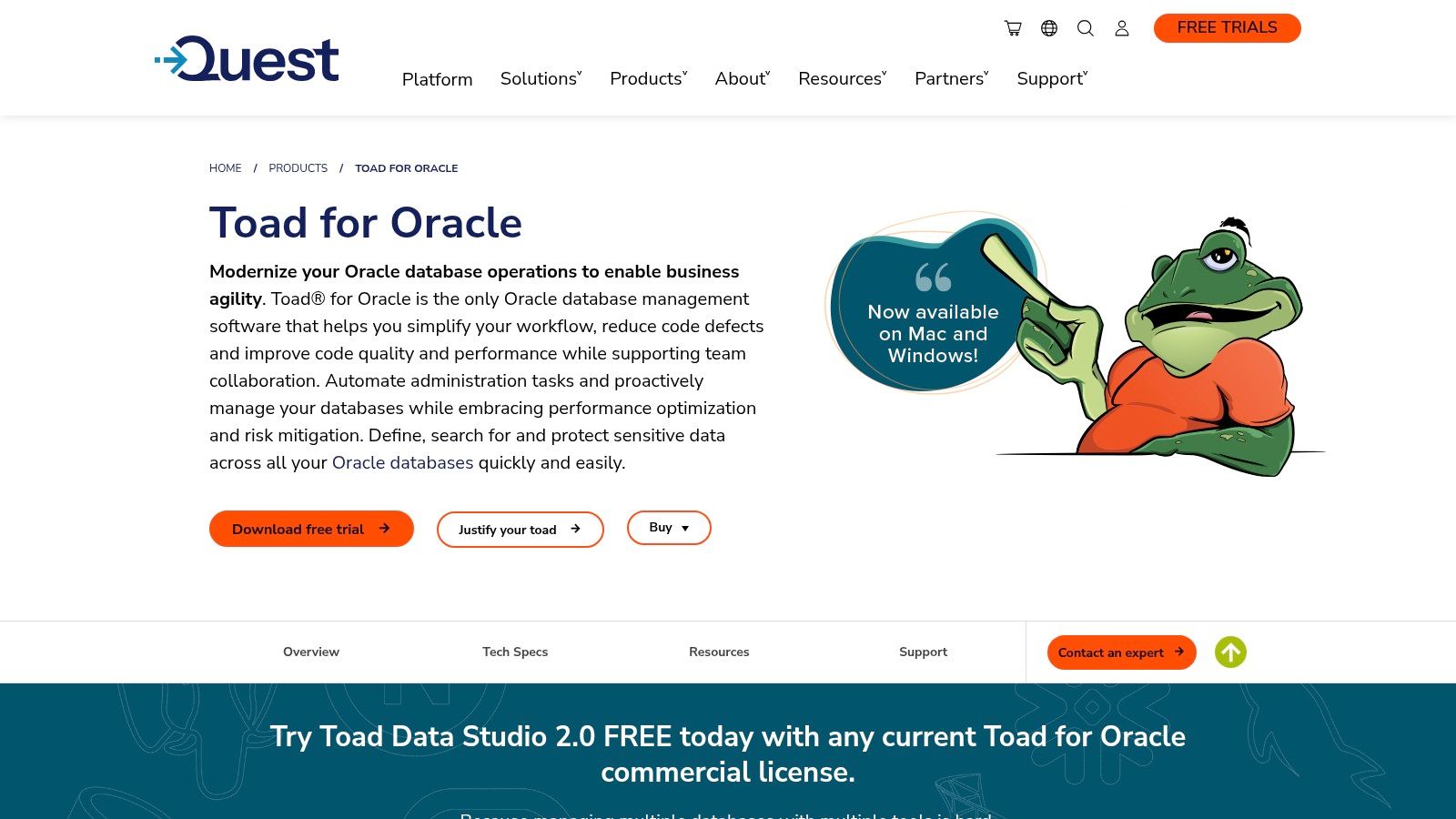 Quest Toad for Oracle