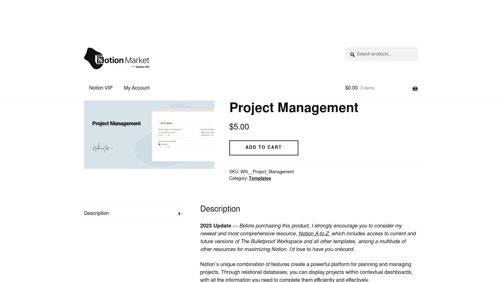 Notion VIP / Notion Market