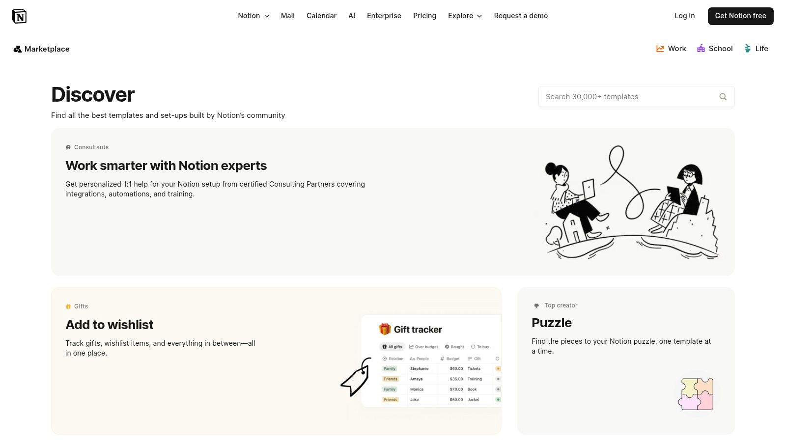 Notion Marketplace (official)