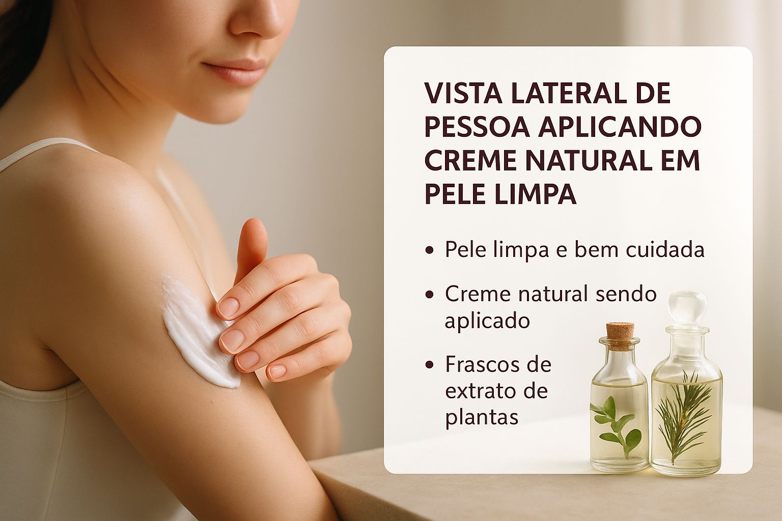Infographic about beleza sustentável