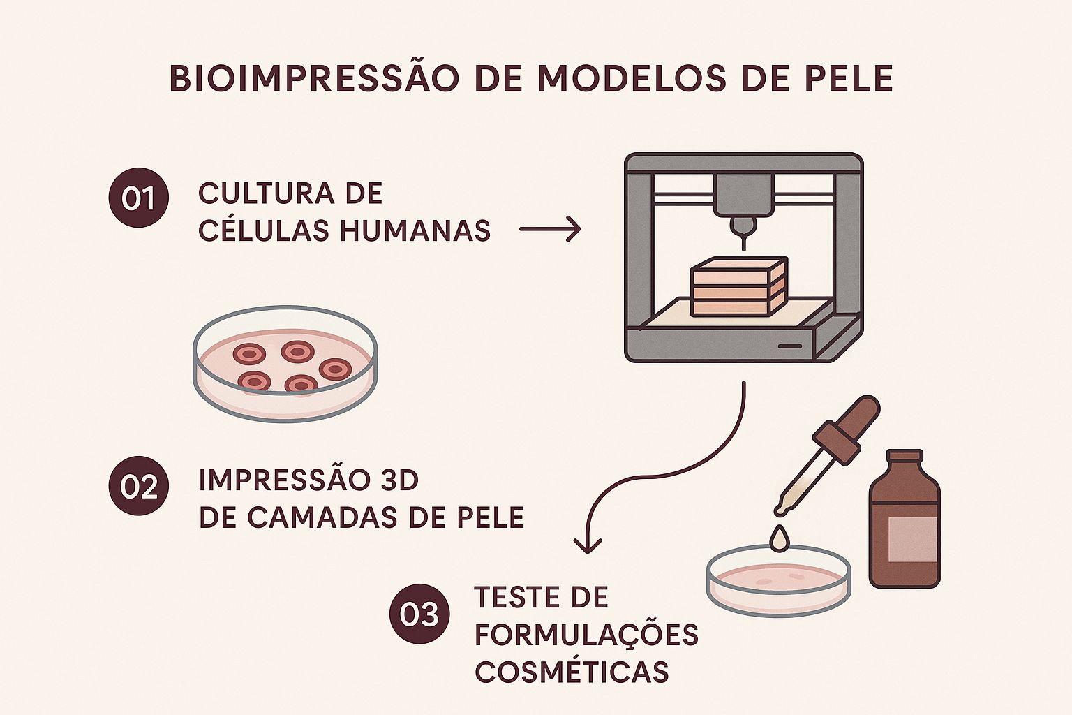 Infographic showing key data about Bioprinted Skin Models