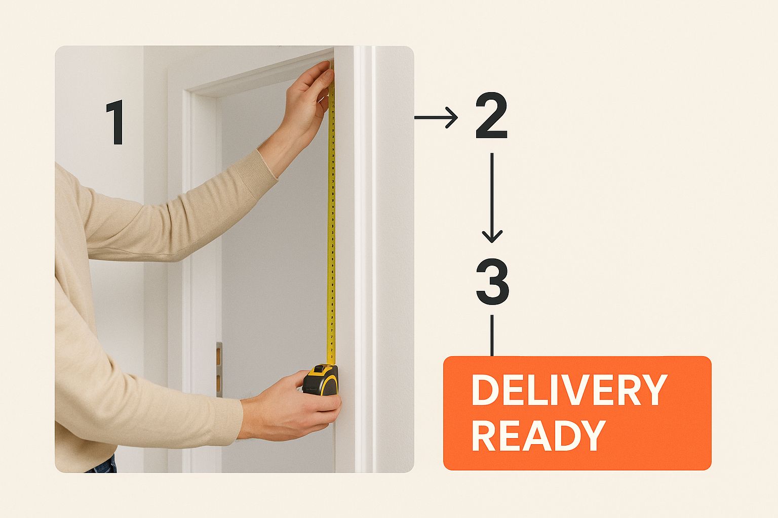 Infographic about treadmill setup and delivery