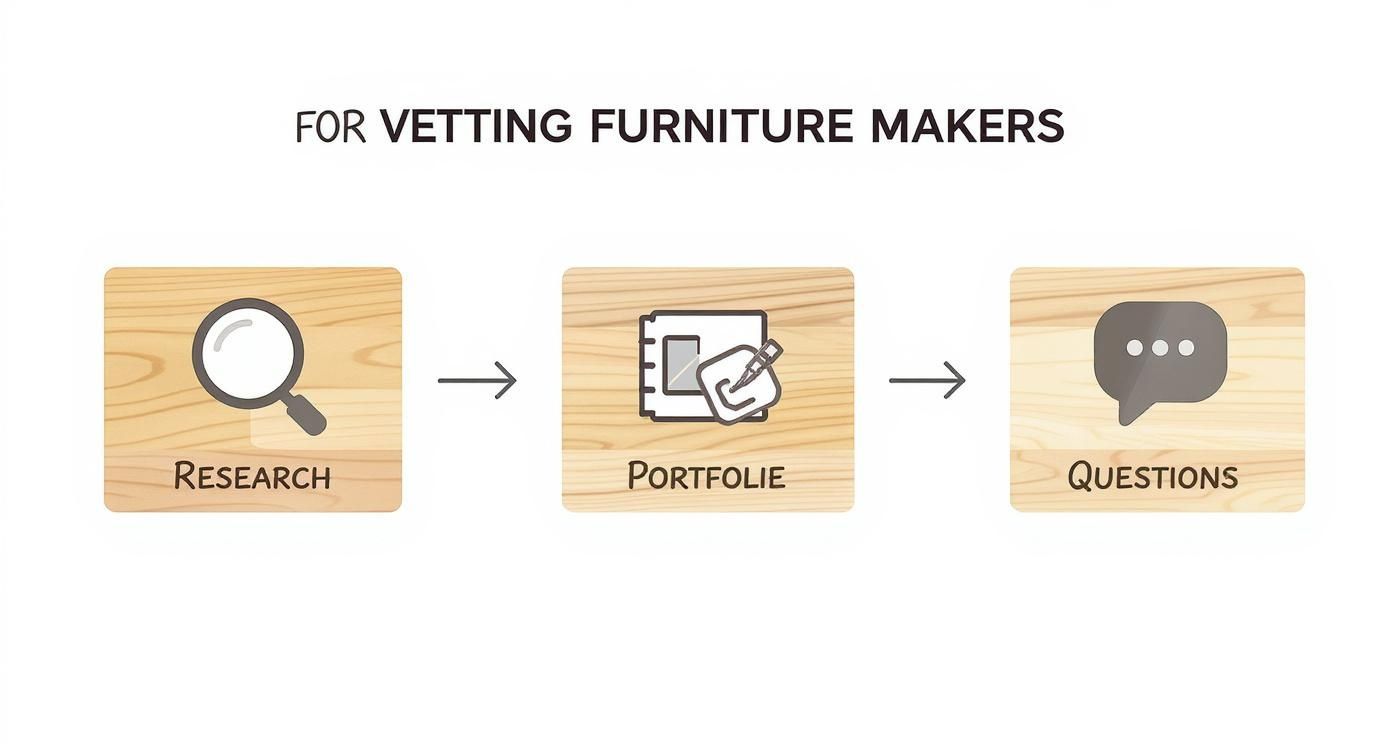 Infographic about hire someone to build furniture