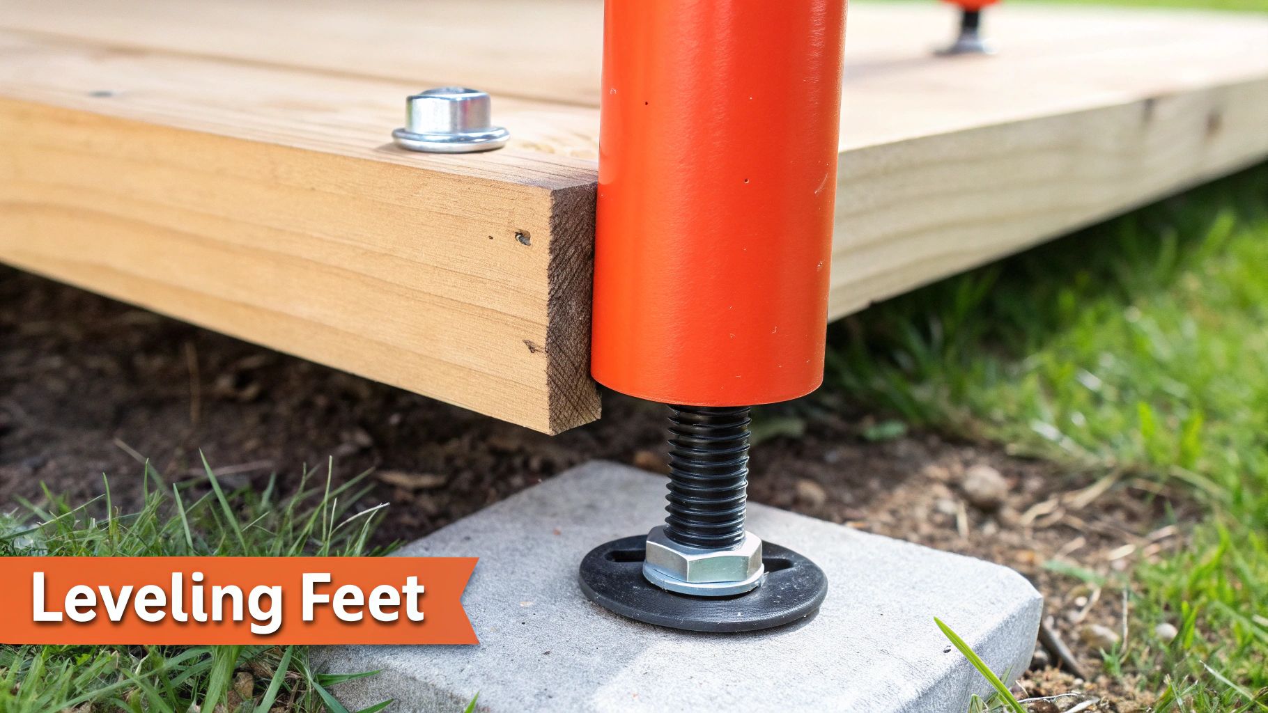 Adjustable Threaded Leveling Feet
