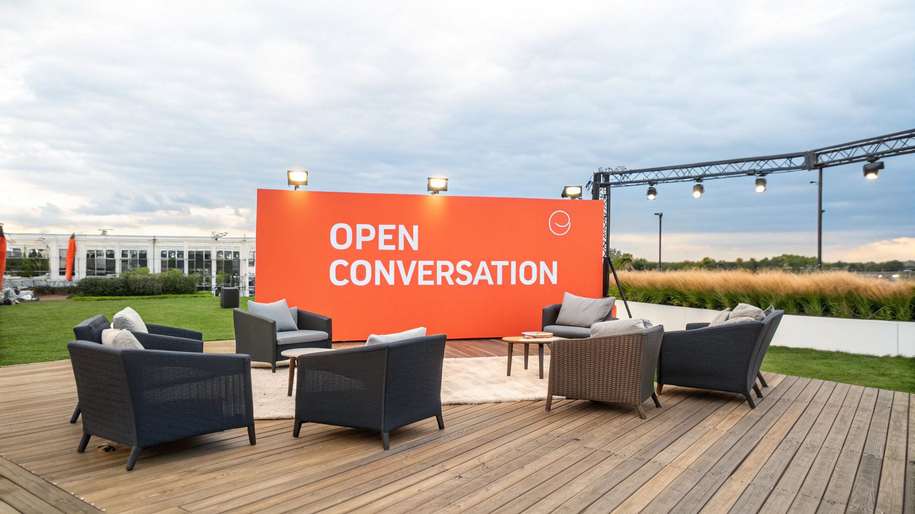 Floating Conversation Circle