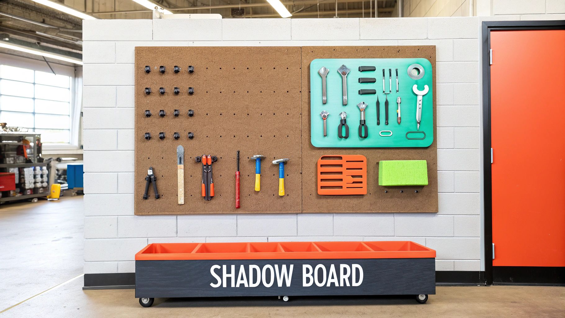 Mobile Tool Cart Organization