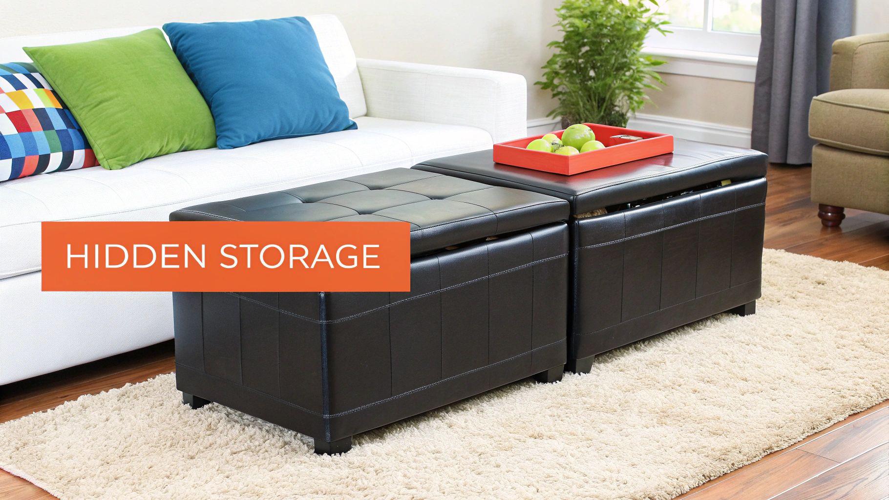 Multi-Functional Furniture with Hidden Storage