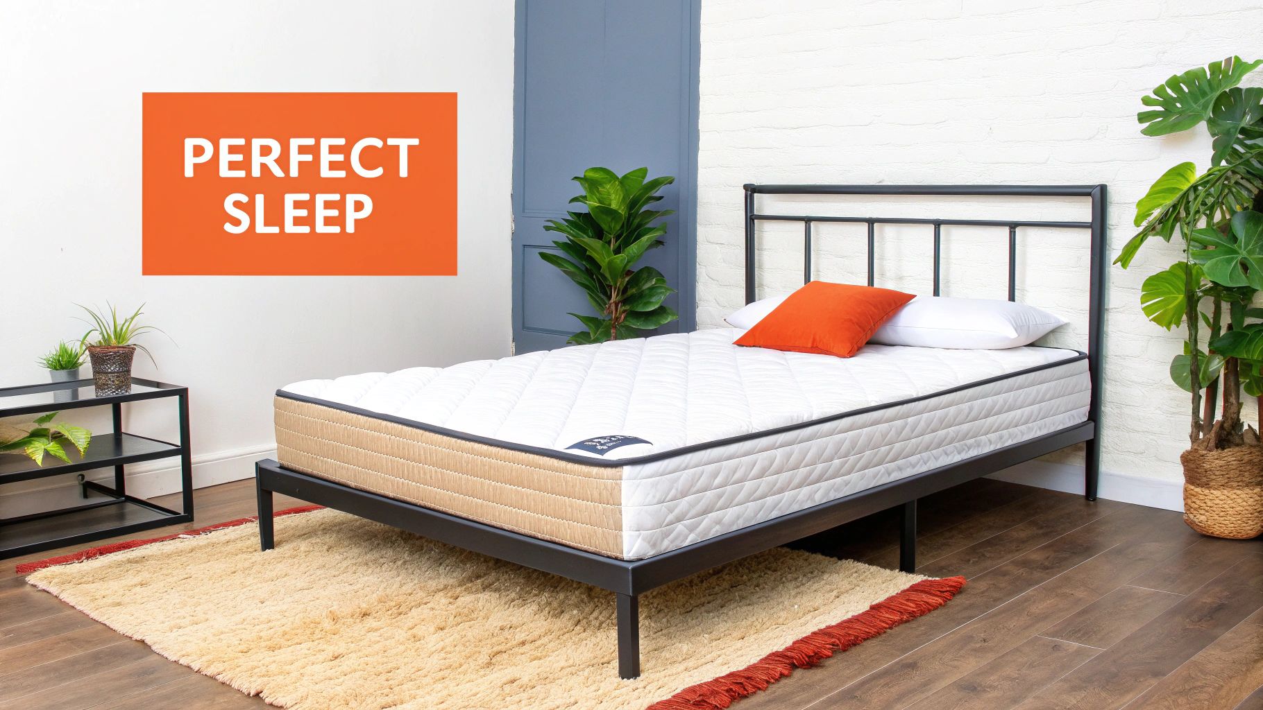 Bed Frame and Mattress