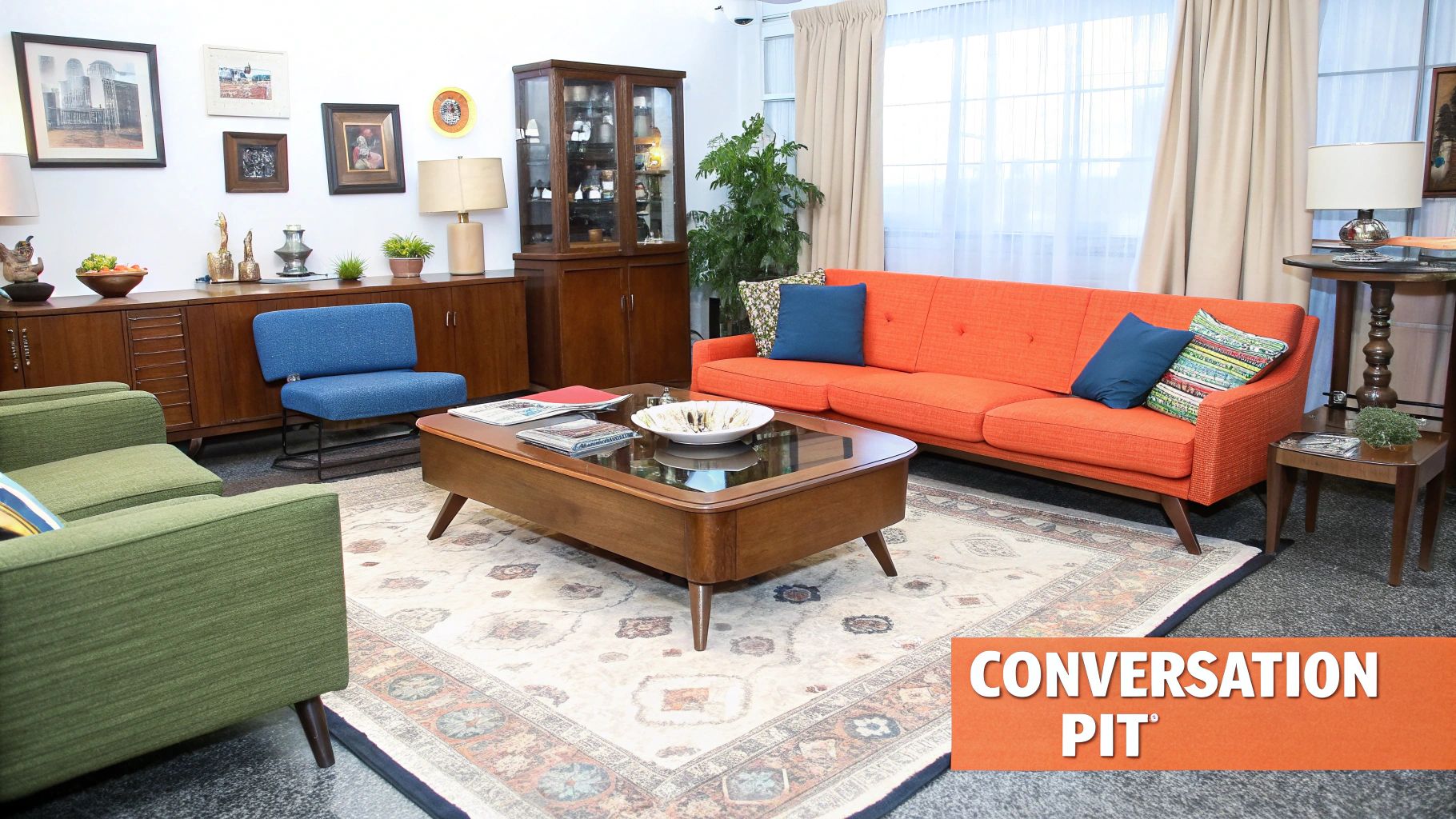1. The Conversation Pit: Fostering Connection and Coziness