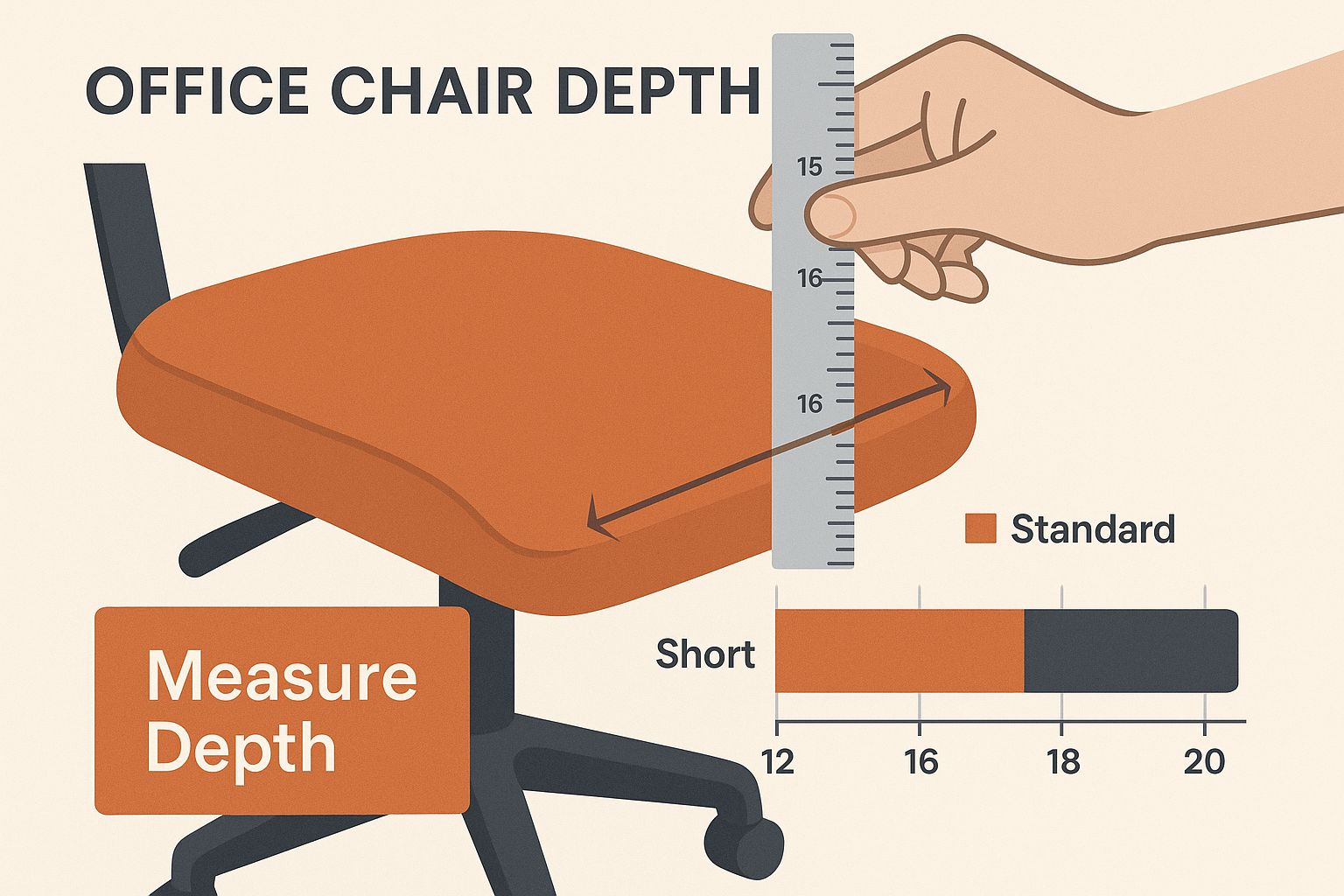 Infographic about how to measure furniture