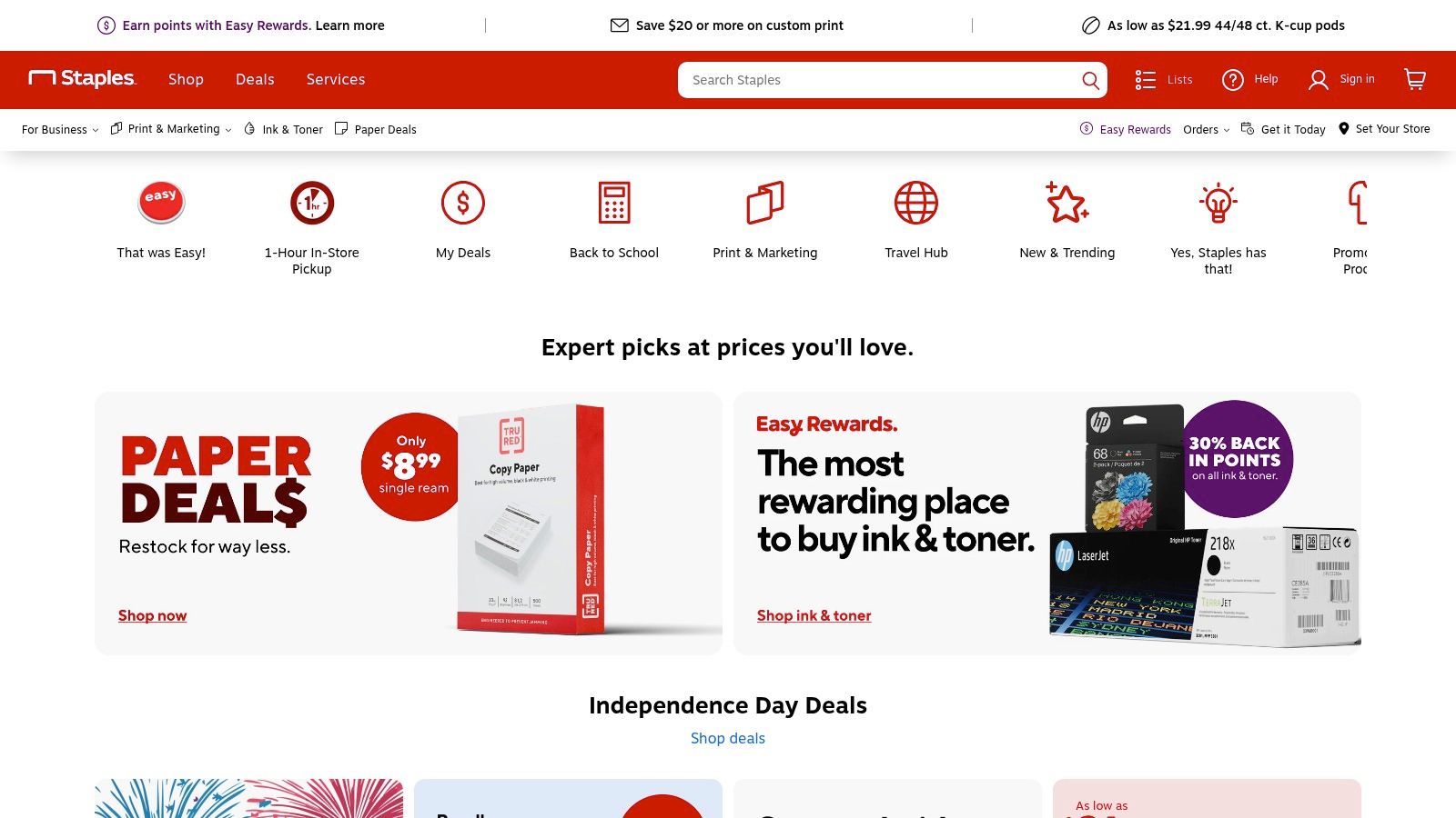 Staples