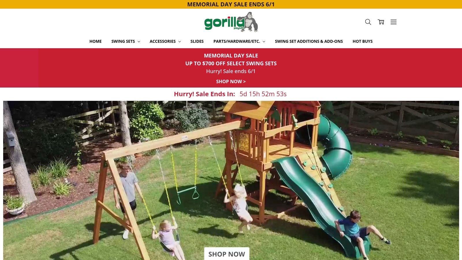 Gorilla Playsets Toddler Playset