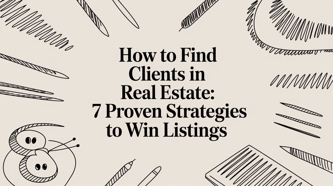 How to find clients in real estate: 7 proven strategies to win listings