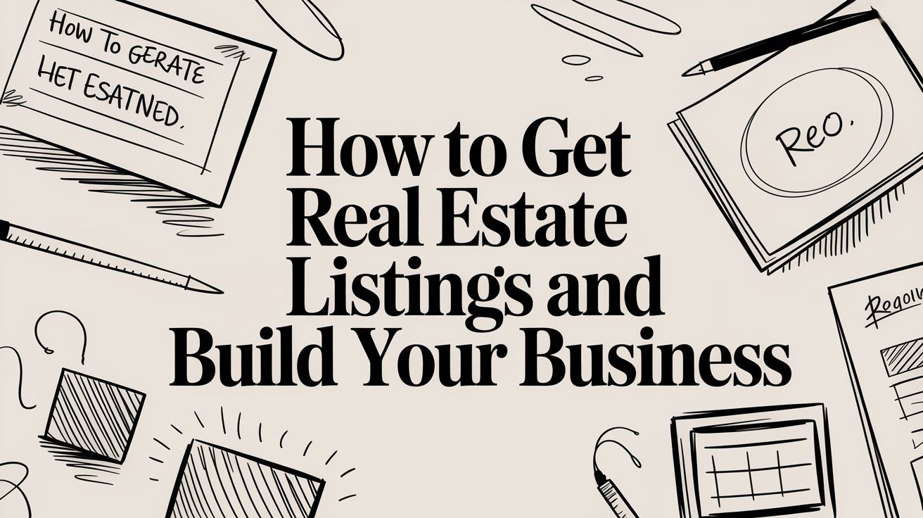 How to Get Real Estate Listings and Build Your Business