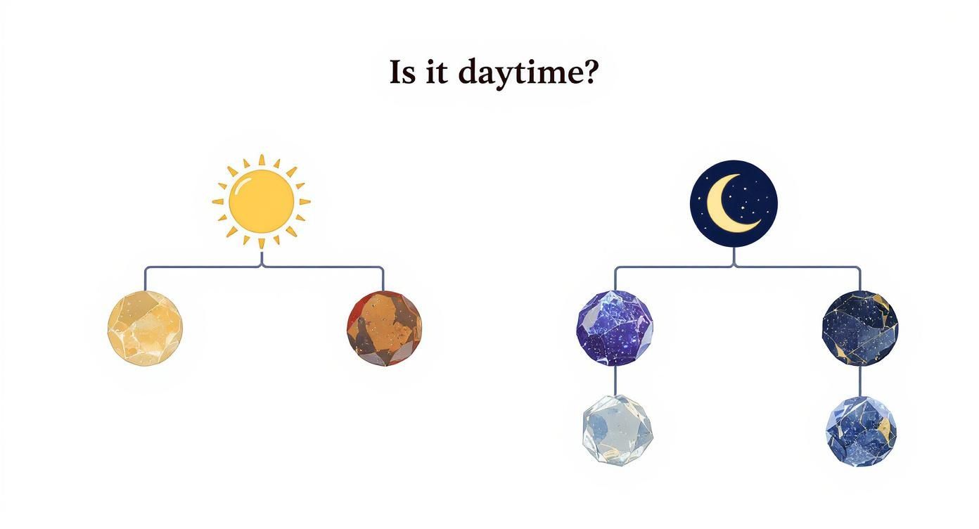 Infographic about how to cleanse crystal jewelry