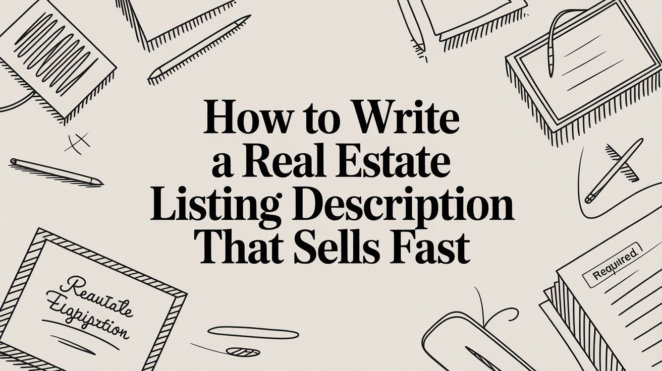 How to write a real estate listing description that sells fast