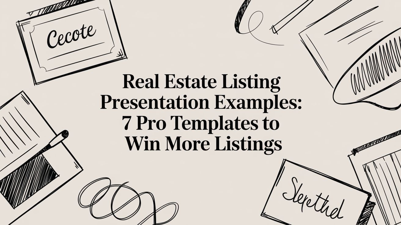 Real Estate Listing Presentation Examples: 7 Pro Templates to Win More Listings