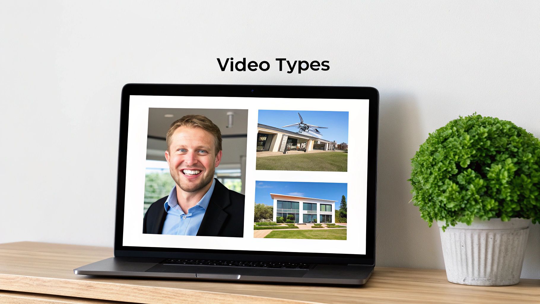 A drone capturing a high-angle shot of a luxury home with a pool and scenic background.