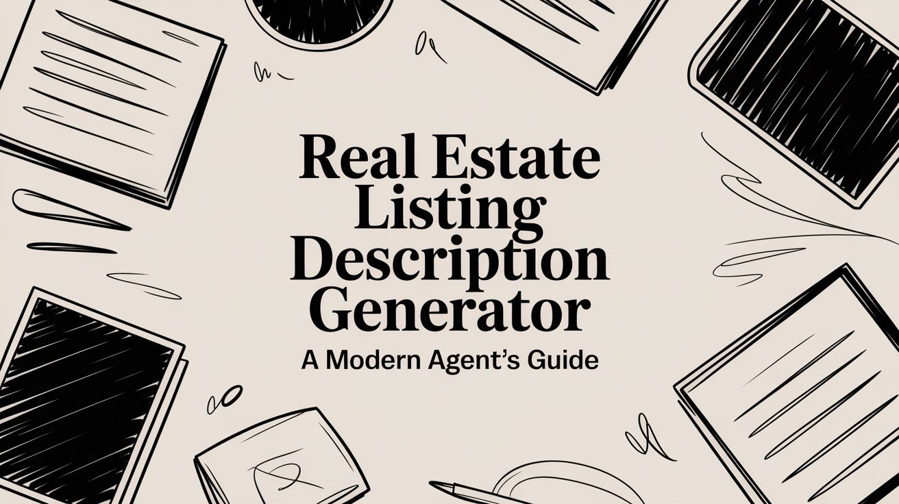 Real Estate Listing Description Generator A Modern Agent's Guide