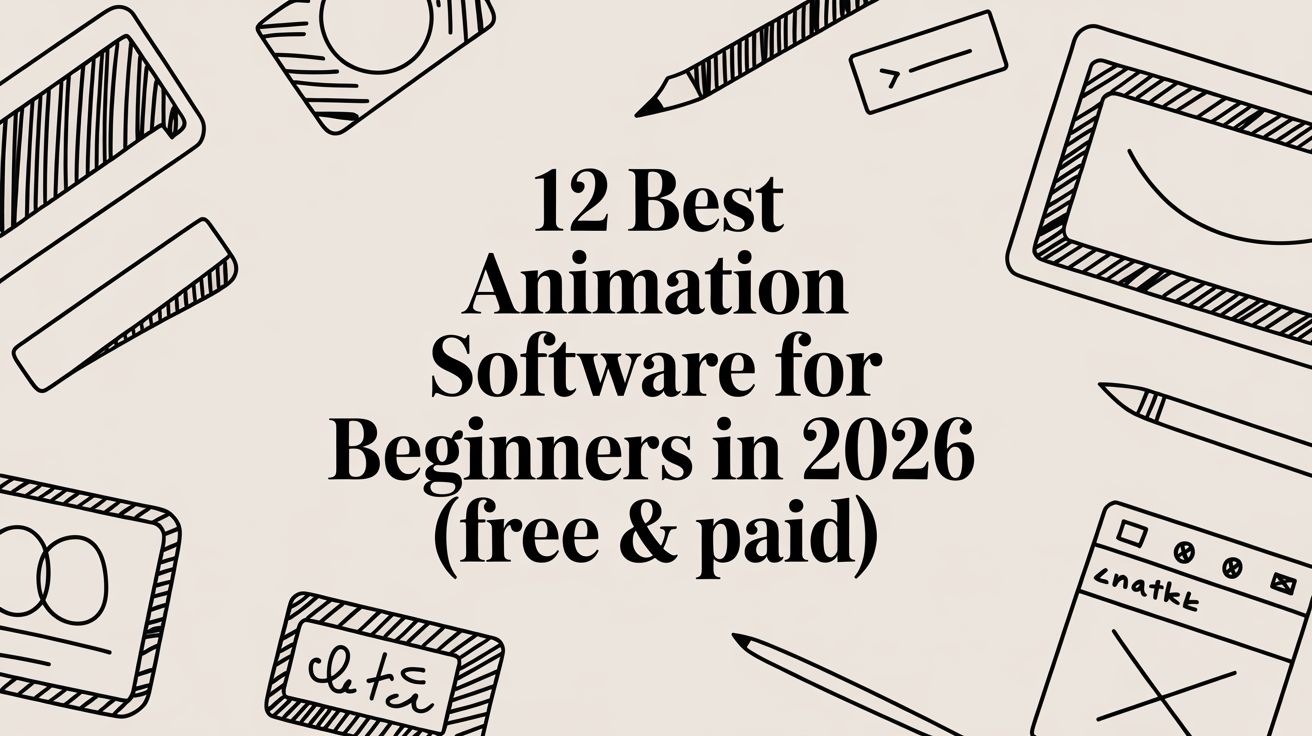 12 Best Animation Software for Beginners in 2026 (Free & Paid)