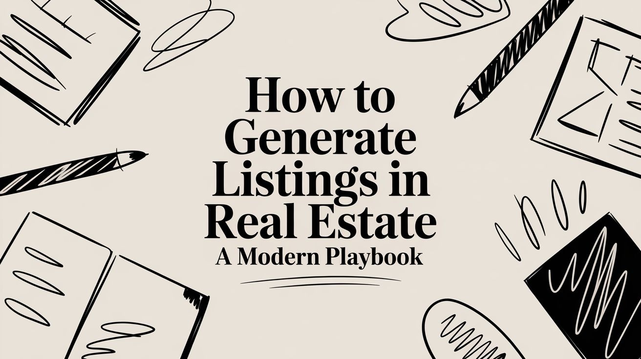 How to Generate Listings in Real Estate A Modern Playbook