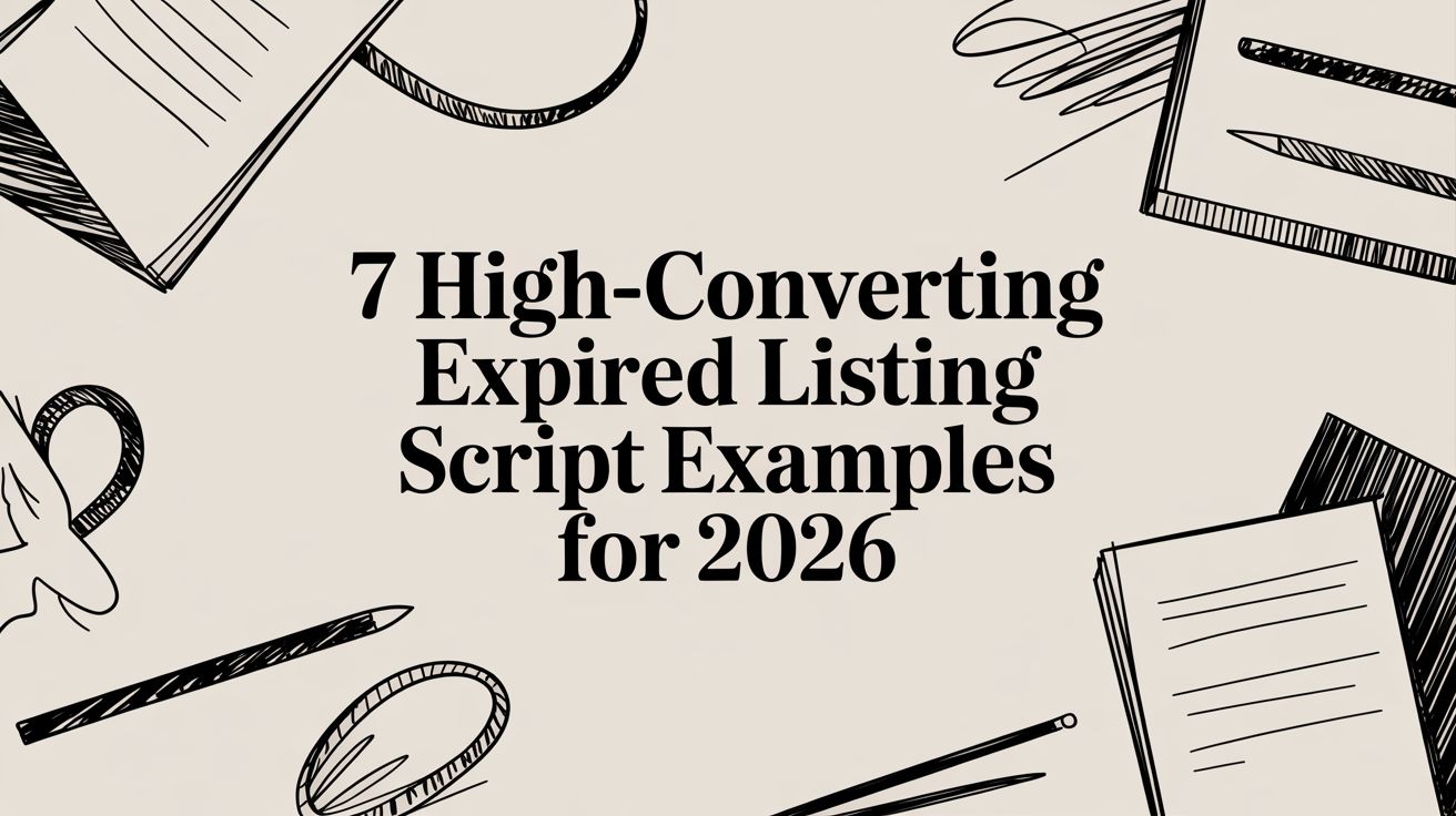 7 High-Converting Expired Listing Script Examples for 2026