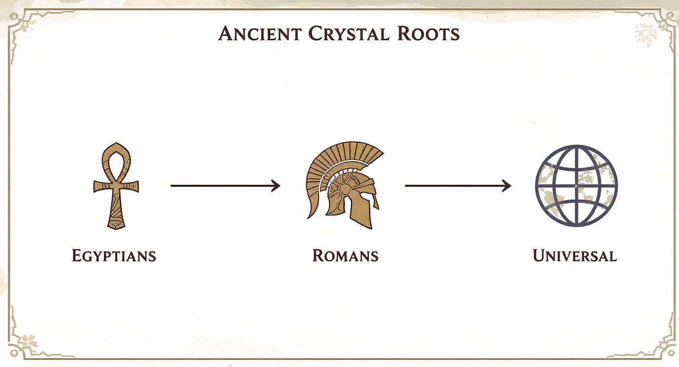 Infographic about gemstone bracelet meaning