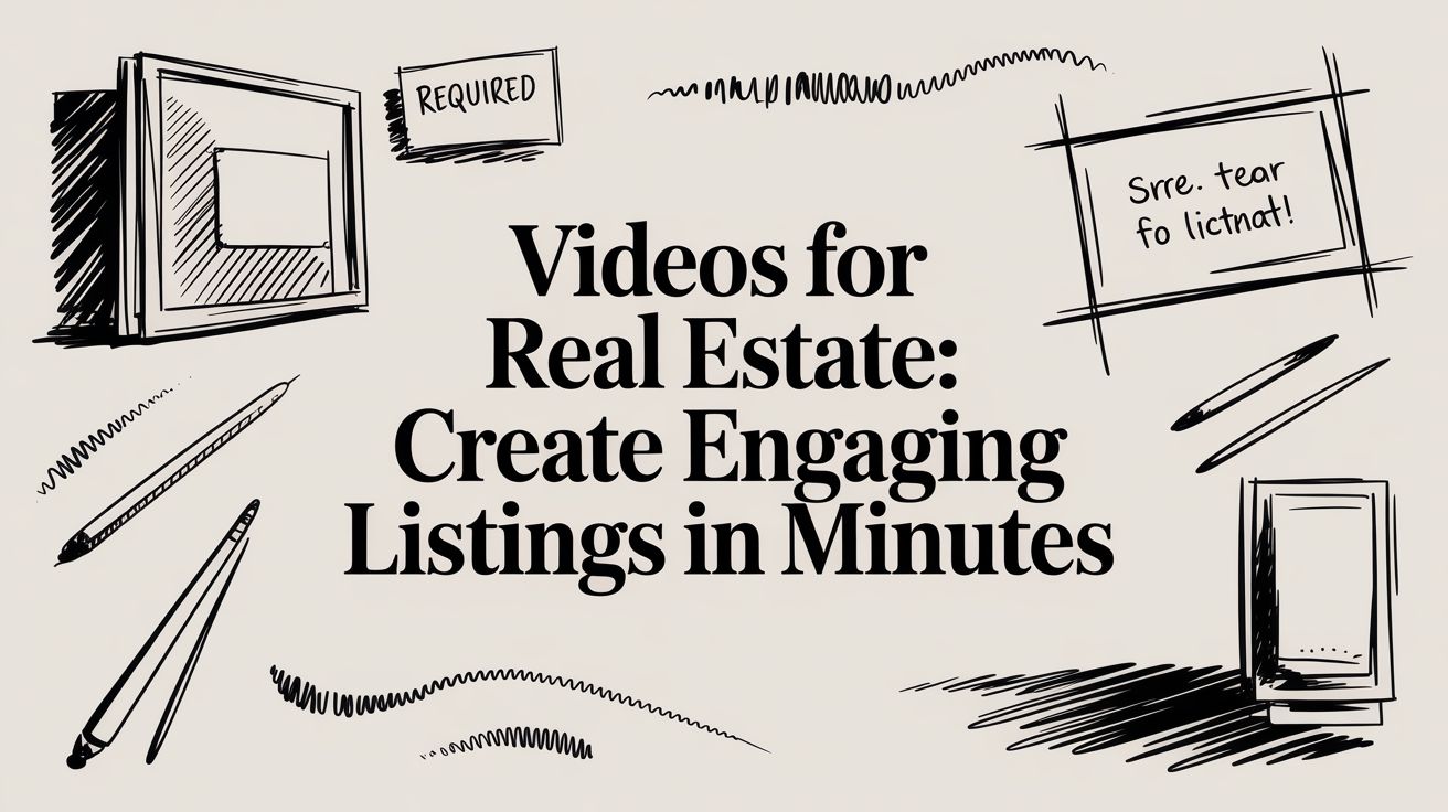 Videos for real estate: Create Engaging Listings in Minutes