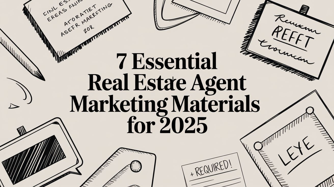 7 Essential Real Estate Agent Marketing Materials for 2025