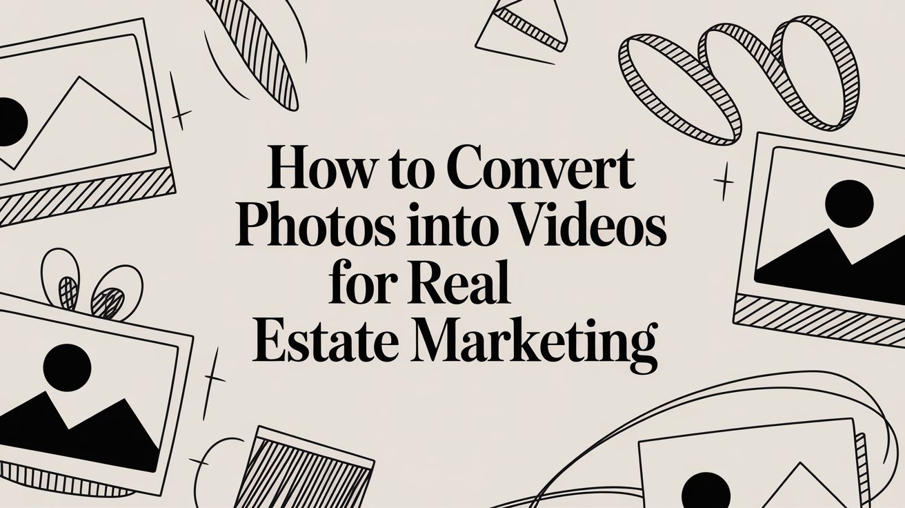 How to Convert Photos Into Videos for Real Estate Marketing