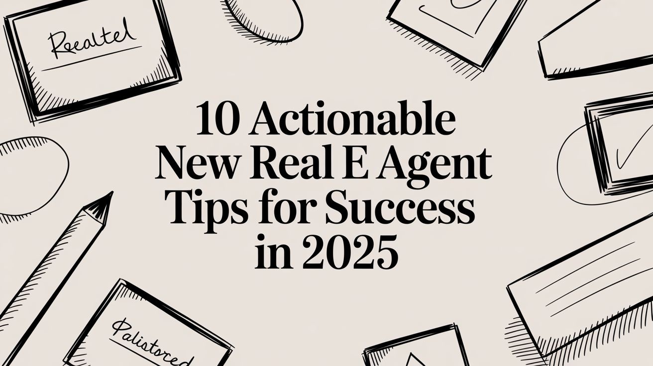 10 Actionable New Real Estate Agent Tips for Success in 2025