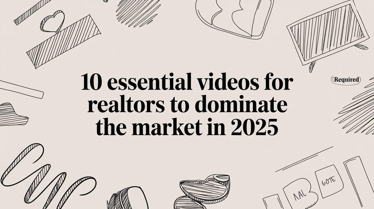 10 Essential Videos for Realtors to Dominate the Market in 2025