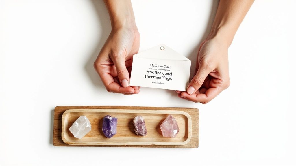 Meditation with crystals