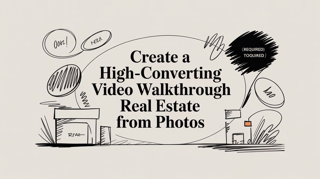 Create a High-Converting Video Walkthrough Real Estate From Photos